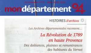 La Révolution de 1789 en haute Provence