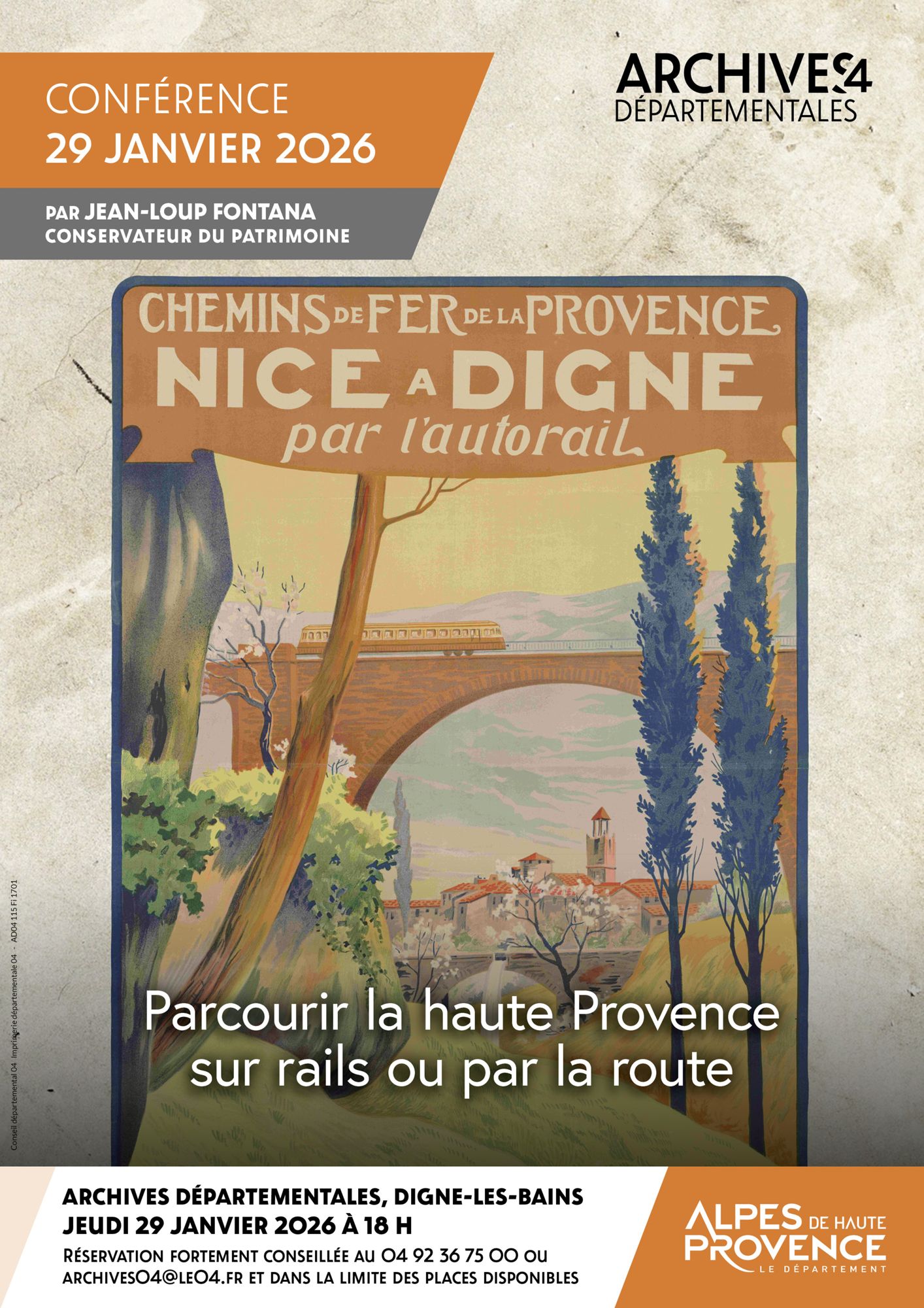 Parcourir la haute Provence sur rails ou par la route